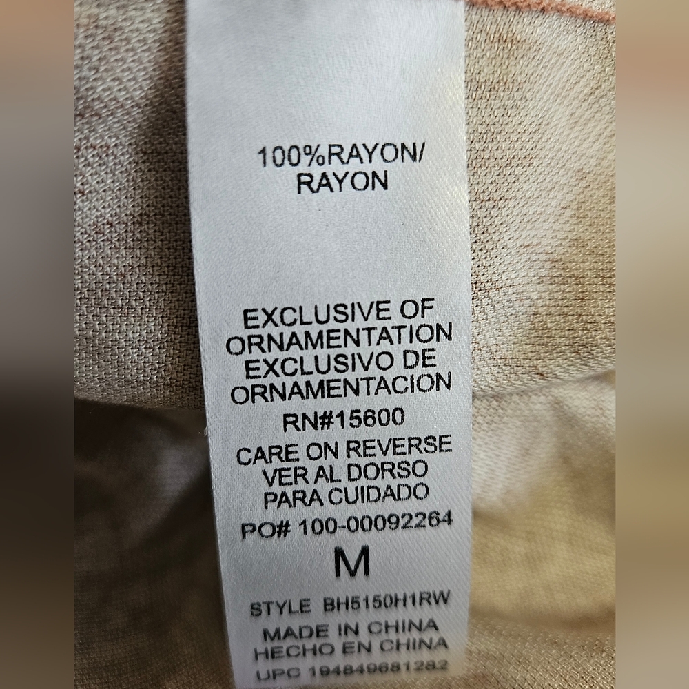 Democracy Rust Patterned Dress - image 6